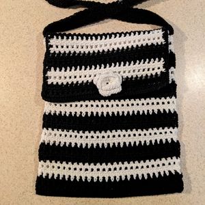 Hand & Heart handmade long strap shoulder bag